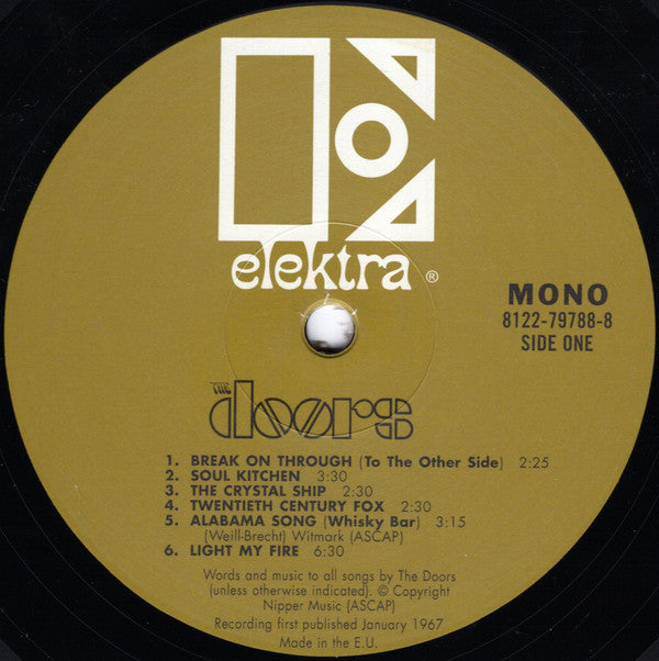 The Doors : The Doors (CD, Album, RE, RM + CD, Album, Mono, RE, RM + CD +)