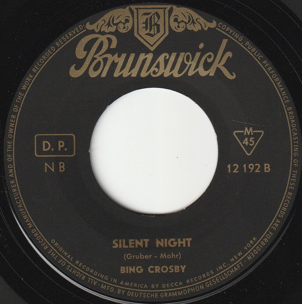 Bing* : White Christmas (7", Single, Mono)