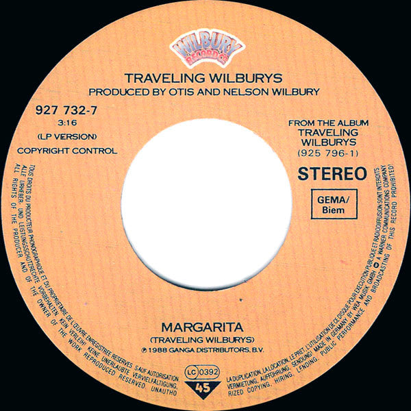 Traveling Wilburys : Handle With Care (7", Single)