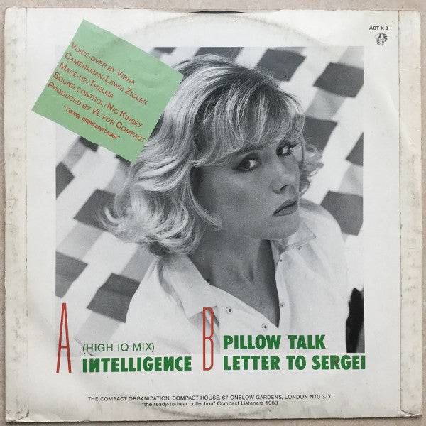 Virna Lindt : Intelligence (12")