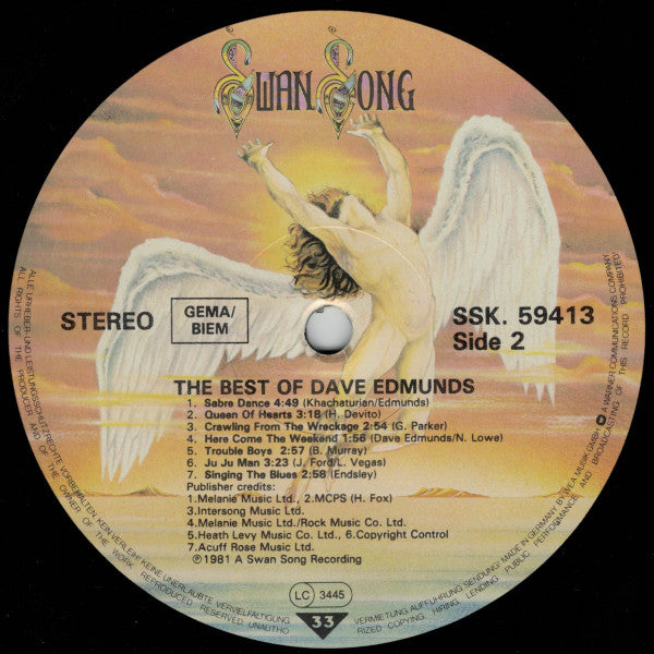 Dave Edmunds : The Best Of Dave Edmunds (LP, Comp)