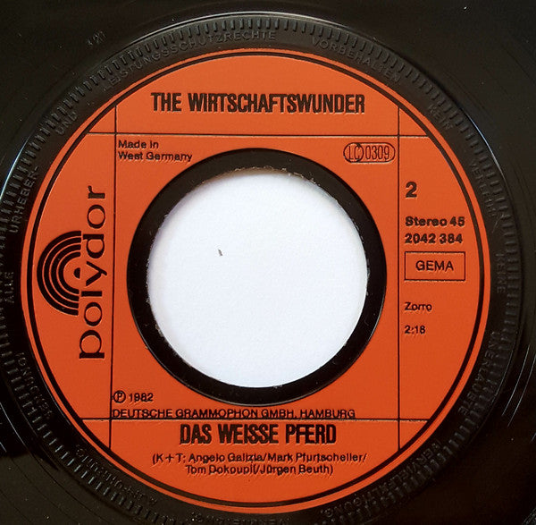 The Wirtschaftswunder : Der Grosse Mafioso / Das Weisse Pferd (7")