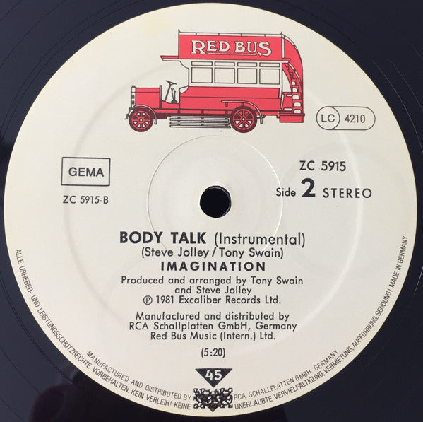 Imagination : Body Talk (12", Maxi)