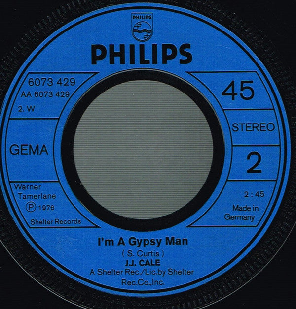 J.J. Cale : Cocaine / I'm A Gypsy Man (7", Single)