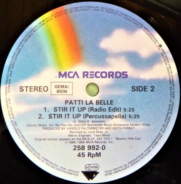 Patti LaBelle : Stir It Up (12")