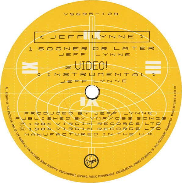 Jeff Lynne : Video! (12")