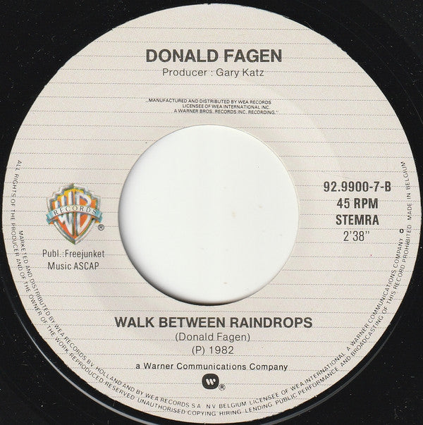 Donald Fagen : I.G.Y. (7", Single)