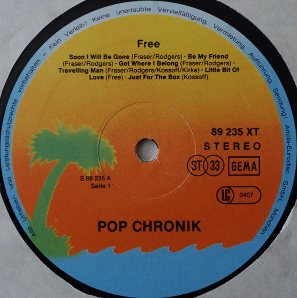 Free : Pop Chronik 19 (2xLP, Comp, RE, Gat)