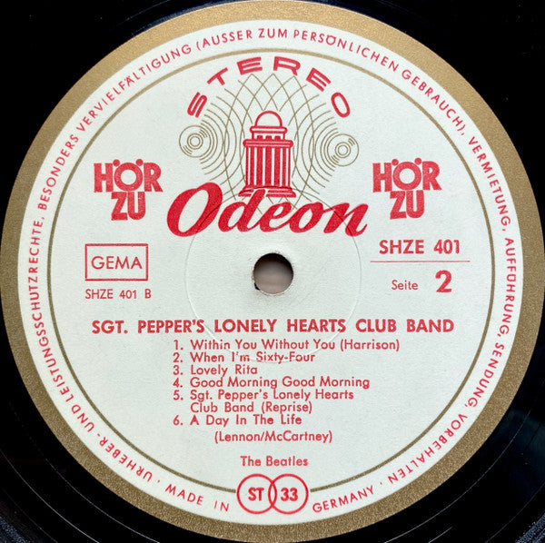 The Beatles : Sgt. Pepper's Lonely Hearts Club Band (LP, Album)