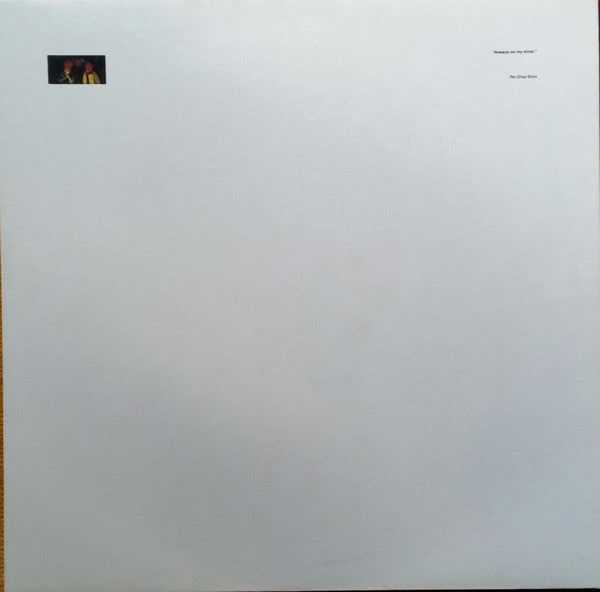 Pet Shop Boys : Always On My Mind (12", Maxi)