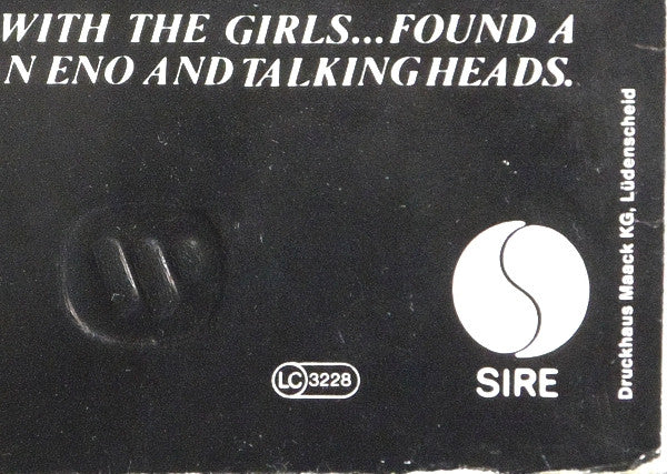 Talking Heads : More Songs About Buildings And Food (LP, Album, RE)
