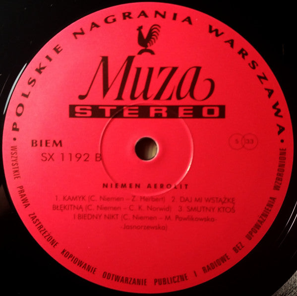 Niemen* : Niemen Aerolit (LP, Album, RE, Red)