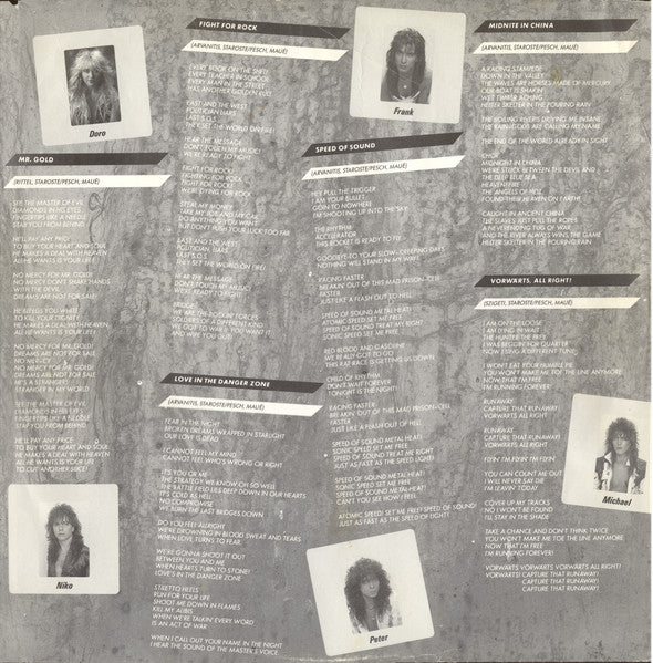 Warlock (2) : True As Steel (LP, Album)