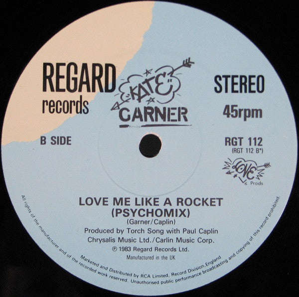 Kate Garner : Love Me Like A Rocket (12", Single)
