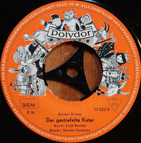 Gebrüder Grimm : Der Gestiefelte Kater (7", Mono)