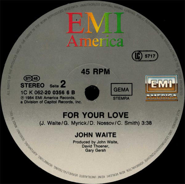 John Waite : Missing You (12")