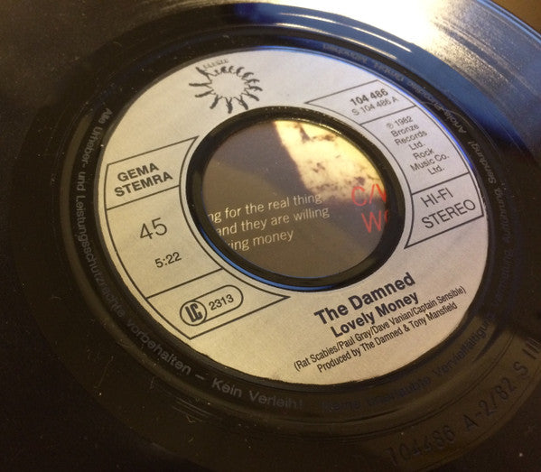 The Damned : Lovely Money (7", Single)