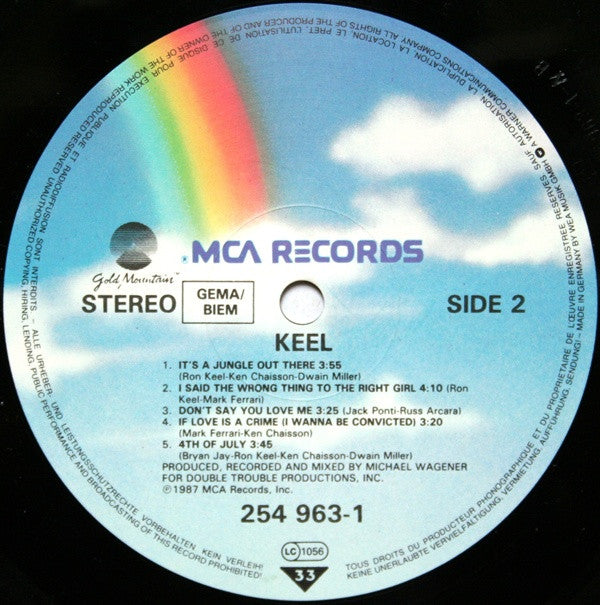 Keel : Keel (LP, Album)