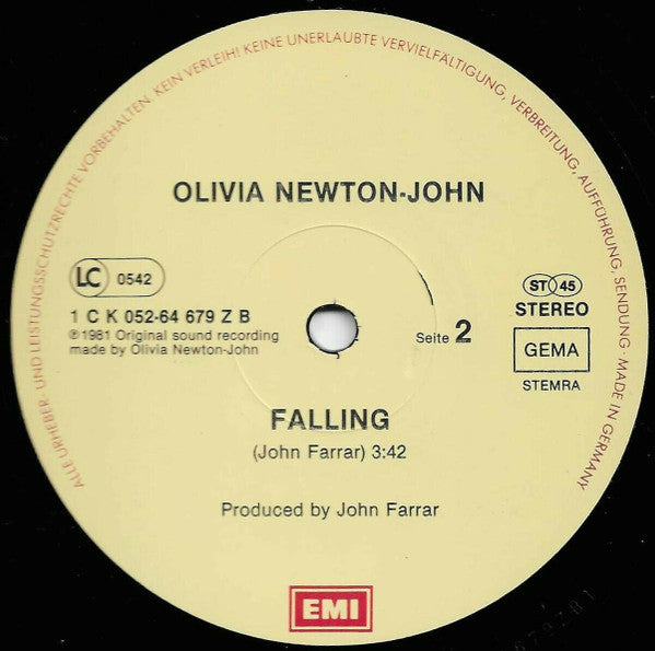 Olivia Newton-John : Make A Move On Me (12")