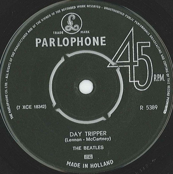 The Beatles : We Can Work It Out / Day Tripper (7", Single, Blu)