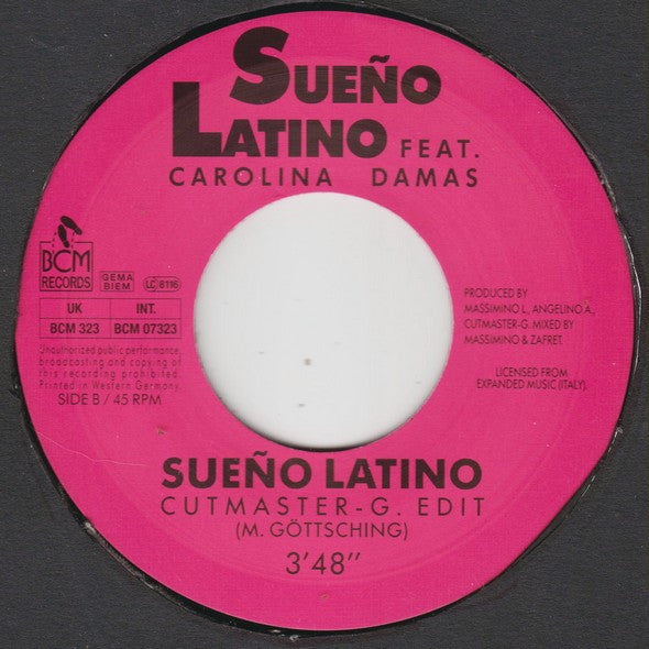 Sueño Latino : Sueño Latino - The Latin Dream (7", Lar)