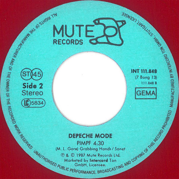 Depeche Mode : Strangelove (7", Single, Red)