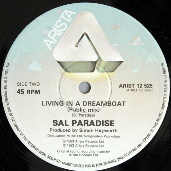 Sal Paradise (3) : Living In A Dream Boat (12", Maxi)