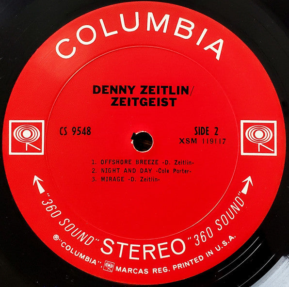Denny Zeitlin : Zeitgeist (LP, Album)