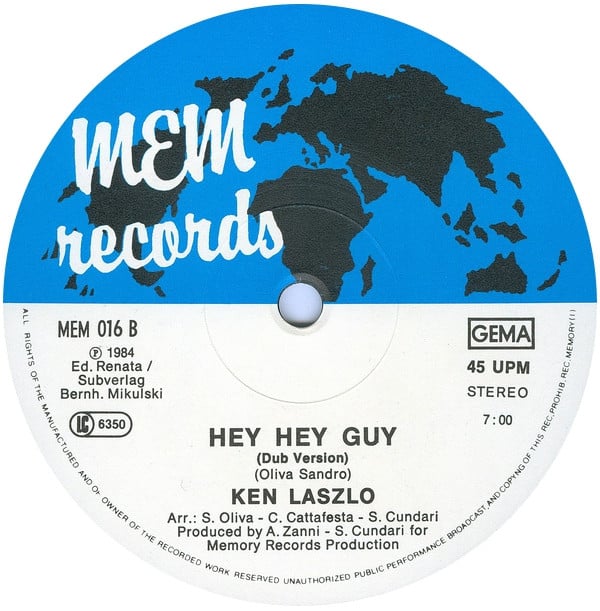 Ken Laszlo : Hey Hey Guy (12", Maxi)