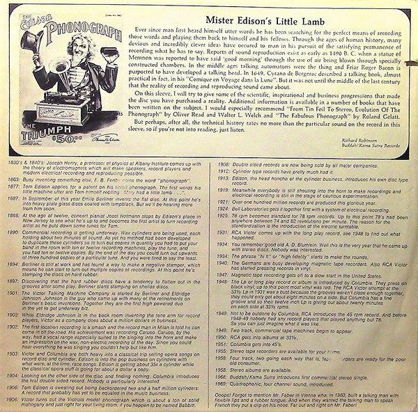 Caldera (7) : A Moog Mass (LP, Album)