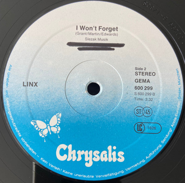 Linx : You're Lying (12")