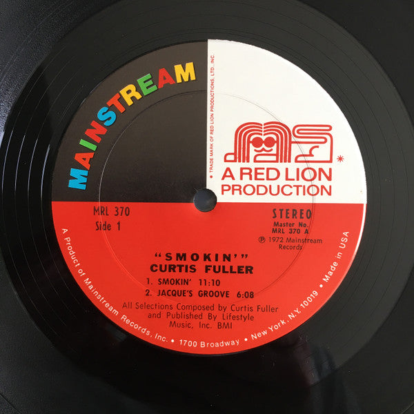 Curtis Fuller : Smokin' (LP, Album, Gat)