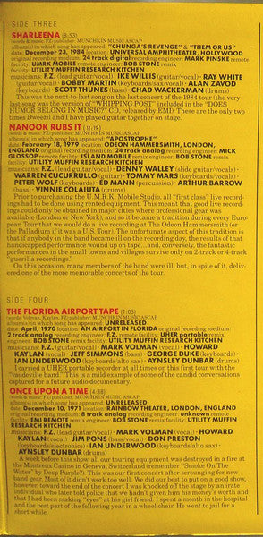 Zappa* : You Can't Do That On Stage Anymore Sampler (2xLP, Smplr)