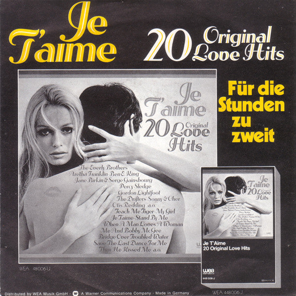 Jane Birkin Avec Serge Gainsbourg : Je T'aime ... Moi Non Plus / Jane B. (7", Single, RE)