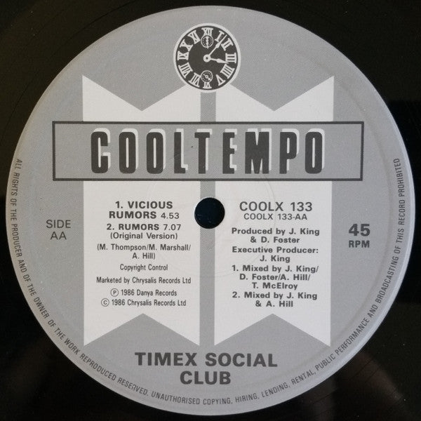 Timex Social Club : Rumors (12")