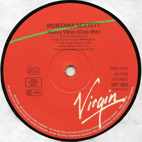 Montana Sextet : Heavy Vibes (12")