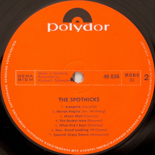 The Spotnicks : The Spotnicks (LP, Album, Mono, RE)