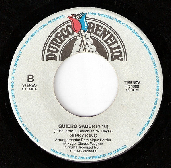 Gipsy Kings : Bamboléo (7", Single)