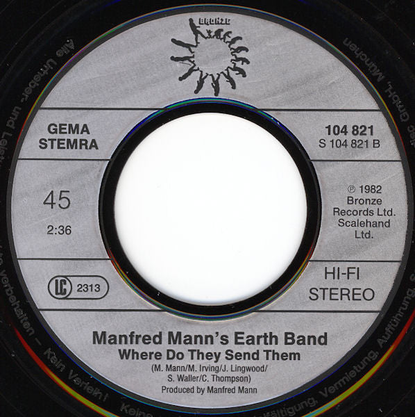 Manfred Mann's Earth Band : Demolition Man (7", Single)