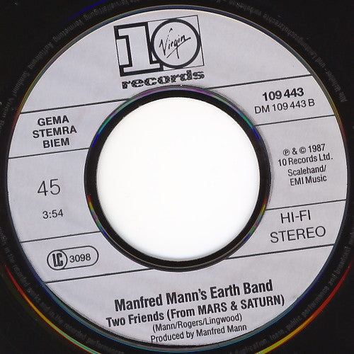 Manfred Mann's Earth Band : Geronimo's Cadillac (7", Single)