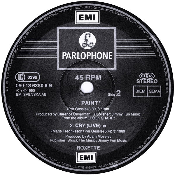 Roxette : It Must Have Been Love (12", Maxi)