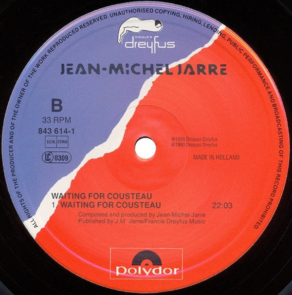 Jean Michel Jarre* : Waiting For Cousteau (LP, Album)