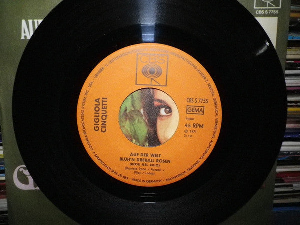 Gigliola Cinquetti : Auf Der Welt Blüh'n Überall Rosen / Verliebt, Verliebt (7", Single, Promo)