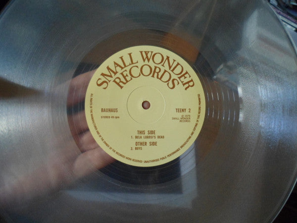 Bauhaus : Bela Lugosi's Dead (12", Single, RE, Cle)
