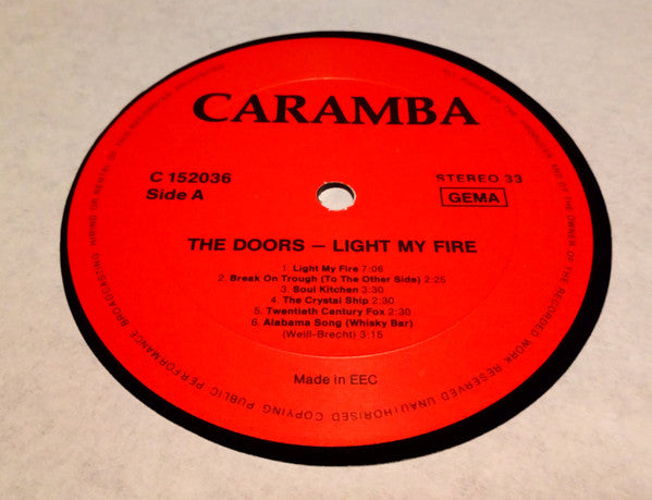 The Doors : Light My Fire (LP, Album, RE, Unofficial)