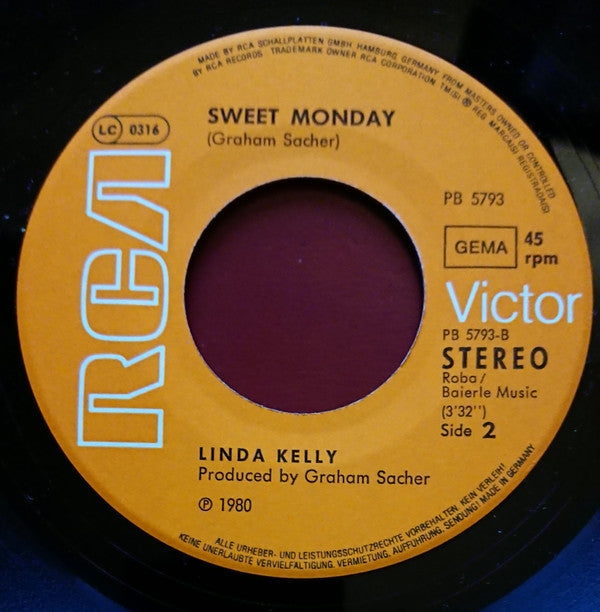 Linda Kelly : In The Night / Sweet Monday (7", Single)