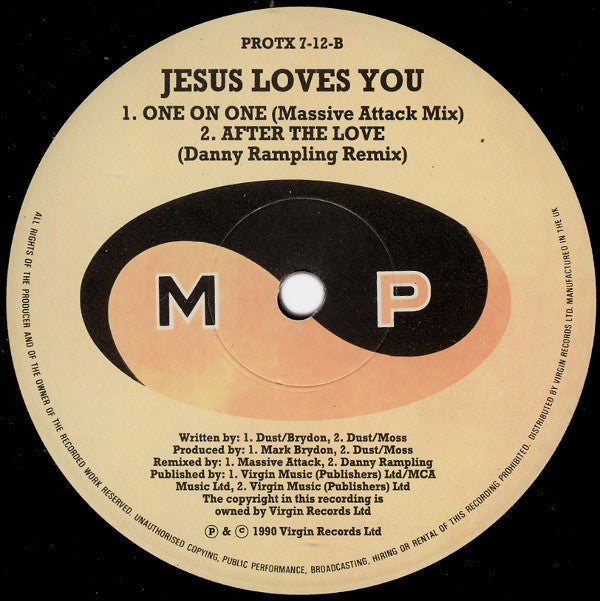 Jesus Loves You : One On One (Massive Attack Mix) (12", Single)