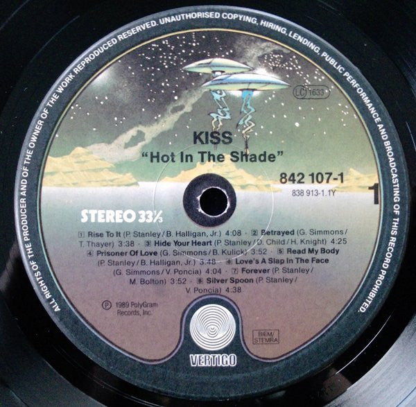 Kiss : Hot In The Shade (LP, Album)