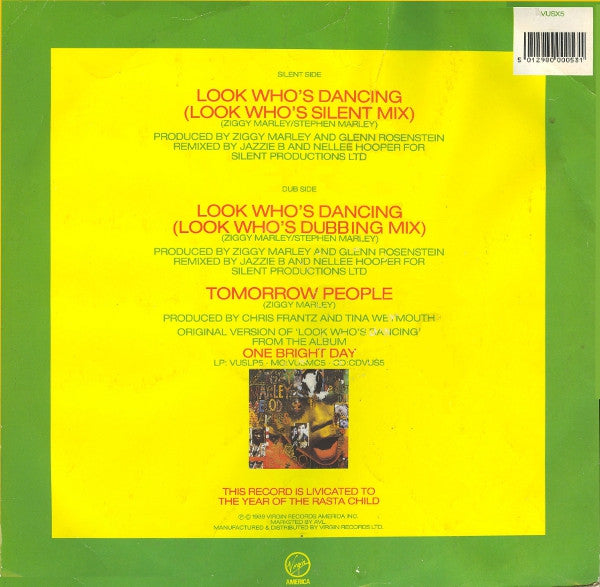 Ziggy Marley And The Melody Makers : Look Who's Dancing (12")