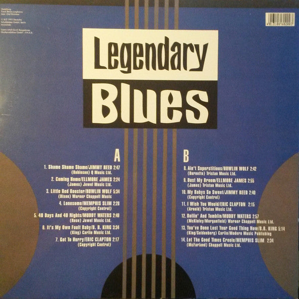 Various : Legendary Blues (LP, Comp)